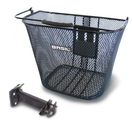 PANIER A/ANSE AVANT BASIL BREMEN BE FIXA.BASEASY ACIER NOIR - 10224 - 8715019102240