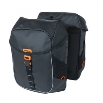 SACOCHES BASIL MILES TARPAULIN RÉFLE.CLICK NOIR/ORANGE 34L - 18086 - 8715019180866