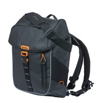 SACOCHE BASIL MILES TARPAULIN RÉFLE.CLICK NOIR/ORANGE 17 L - 18087 - 8715019180873
