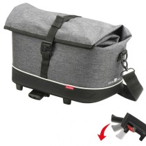 SAC ARRIÈRE KLICKFIX RACKPACK CITY 38x21x25 GRIS TWEED 8 LITRES