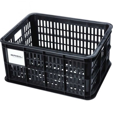 PANIER BASIL CRATE S 17.5L PLASTIQUE NOIRE (29x39.5x21 cm) - 21110 - 8715019211102