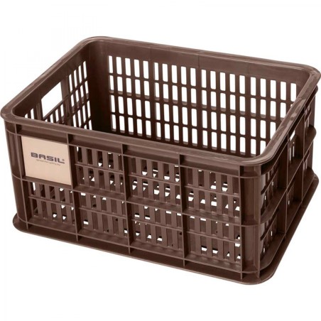 PANIER BASIL CRATE S 17.5L PLASTIQUE MARRON (29x39.5x21 cm) - 21115 - 8715019211157