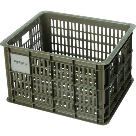 PANIER BASIL CRATE M 29.5L PLASTIQUE VERT (34x40x25 cm) - 21136 - 8715019211362