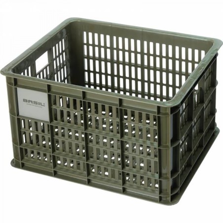 PANIER BASIL CRATE L 40L PLASTIQUE VERT (34.5x49x27 cm) - 21160 - 8715019211607