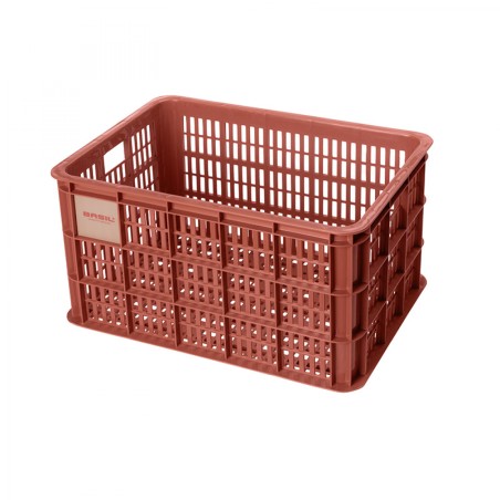 PANIER BASIL CRATE L 40L PLASTIQUE ROUGE (34.5x49x27 cm) - 21161 - 8715019211614