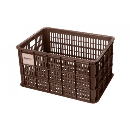 PANIER BASIL CRATE L 40L PLASTIQUE MARRON (34.5x49x27 cm) - 21163 - 8715019211638