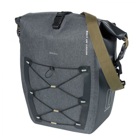 SAC BASIL NAVIGATOR STORM L HOOK-ON 25-31L POLYESTER NOIR - 18260 - 8715019182600