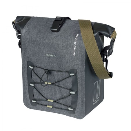 SAC BASIL NAVIGATOR STORM M HOOK-ON 12-15L POLYESTER NOIR - 18264 - 8715019182648