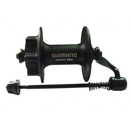 MOYEU SHIMANO ROUE AVANT HB-M 475 FREIN DISQUE 32 TROUS NOIR - EHBM475BL5 - 4524667870111