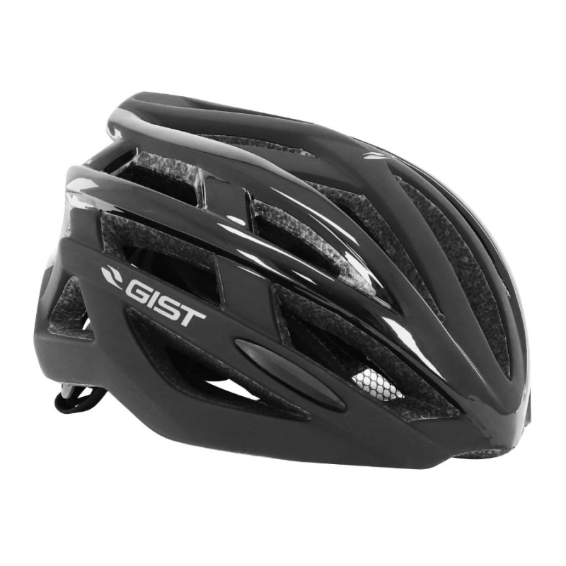 CASQUE VELO ADULTE GIST E-BIKE PLANET NOIR IN-MOLD TAILLE 58-62 REGLAGE MOLETTE 212GRS