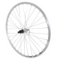 Roue route 700 elan arriere cfx argent moyeu alu pour cassette Shimano-Sram 10-9-8v.