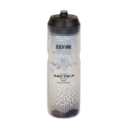 Bidon isotherm Zefal arctica 75 noir-argent 750ml (  2h30) (vissable) (gamme 2021)