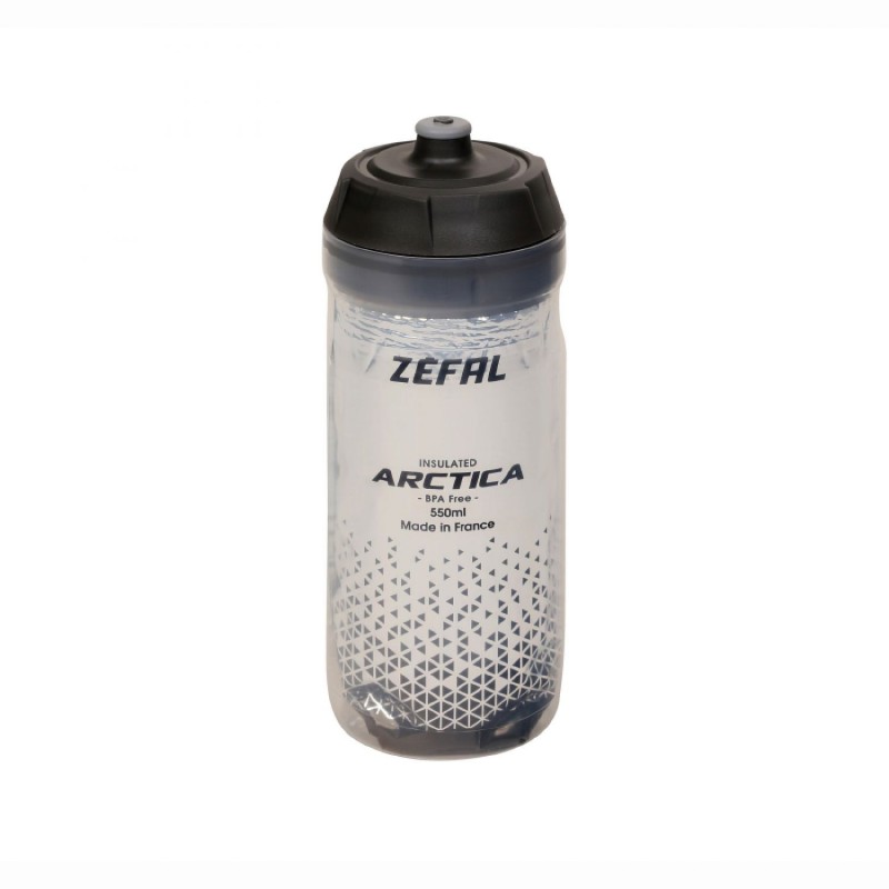 Bidon isotherm Zefal arctica 55 noir-argent 550ml (  2h30) (vissable) (gamme 2021)