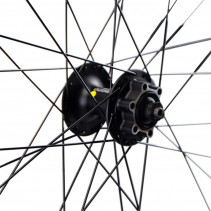 Roue gravel 700 av blocage jante noir mach1 gravel tub. ready moy. Shimano m475 disque 6t