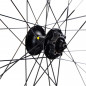 Roue gravel 700 av blocage jante noir mach1 gravel tub. ready moy. Shimano m475 disque 6t