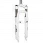 FOURCHE VTT 26 " ZOOM 386MLO A RESSORT BLANC REGLABLE-BLOCABLE DEB. 60MM PIVOT LISSE 285mm 1''1-8-28,6 EXTERIEUR COMPATIBLE