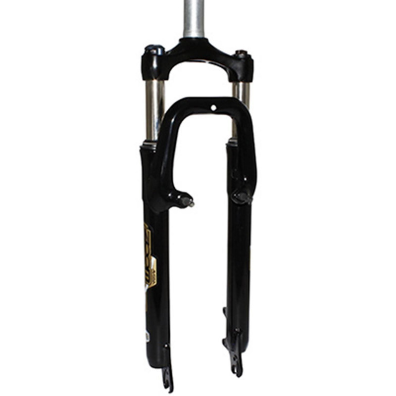 FOURCHE VTT 27.5 " ZOOM 386MLO A RESSORT NOIR REGLABLE-BLOCABLE DEB. 60MM PIVOT LISSE 296mm 1''1-8-28,6 EXTERIEUR COMPATIBLE
