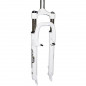 FOURCHE VTT 27.5 " ZOOM 386MLO A RESSORT BLANC REGLABLE-BLOCABLE DEB. 60MM PIVOT LISSE 285mm 1''1-8-28,6 EXTERIEUR COMPATIBLE