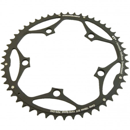 PLATEAU ROUTE DIAM 130 EXTER 52DTS NOIR CT2 STRONG 11/10V.(TOUS MODELES) 5 BRANCHES