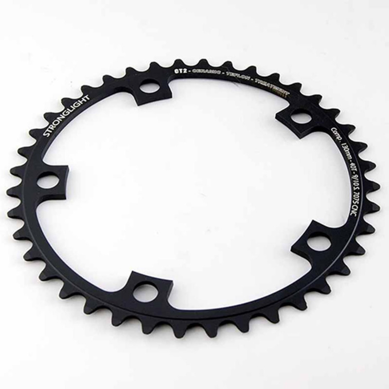 PLATEAU ROUTE DIAM 130 INTER 39DTS NOIR CT2 STRONG 11/10V. (TOUS MODELES) 5 BRANCHES