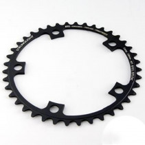PLATEAU ROUTE DIAM 130 INTER 42DTS NOIR CT2 STRONG 11/10V.(TOUS MODELES) 5 BRANCHES