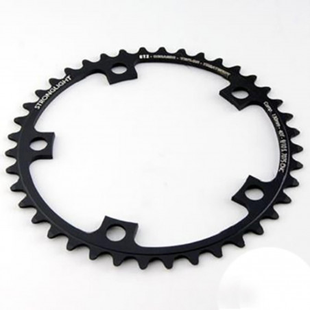 PLATEAU ROUTE DIAM 130 INTER 42DTS NOIR CT2 STRONG 11/10V.(TOUS MODELES) 5 BRANCHES