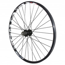 Roue vtt 27.5" karma disc arriere noir double paroi moyeu 6trous pour cassette Shimano-Sram 11-10-9-8v.  - 21mm inter et 27mm