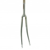 FOURCHE ROUTE 700C ACIER CHROMEE CINTREE PIVOT FILETE 1"-22.2 INTERIEUR