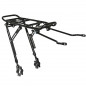 PORTE BAGAGE VELO ARRIERE A TRINGLES P2R FIXATION SUR HAUBANS ALU NOIR REGLABLE 26" A 29'' (SURFACE PLATEFORME 39x14cm)