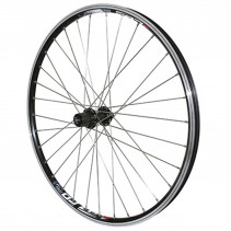 Roue vtt 26" combo arriere noir renforce v-brake moyeu tx800 pour cassette Shimano-Sram 10-9v. special loueur (jante double