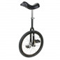 MONOCYCLE 20" NOIR MAT TIGE DE SELLE REGLABLE (ROUE ALU)