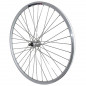 Roue vtc 700x35 arriere m240 alu renforce moy miche magnum argent blocage rl 6-7v. special loueur (jante double paroi avec