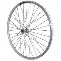 Roue vtc 700x35 avant m240 alu renforce moy miche magnum argent blocage special loueur (jante double paroi avec