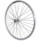 Roue vtc 700x35 avant m240 alu renforce moy miche magnum argent blocage special loueur (jante double paroi avec