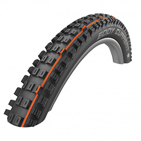 Pneu vtt/gravity  29 x 2.40 Schwalbe eddy current front addix super trail noir (62-622) tubeless