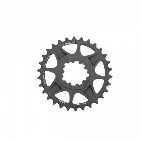 PLATEAU VTT MONO DIRECT MOUNT 6MM EXTER 30DTS NOIR STRONG (COMP. SRAM EAGLE 12 XX1/XO1) 12