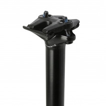 TIGE DE SELLE VTT REGLABLE SATORI ALU NOIR DIAM. 30.9  L450mm (REGLAGE PAR CABLE INTERNE DEBATTEMENT 150mm) MANETTE COMMANDE