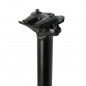 TIGE DE SELLE VTT REGLABLE SATORI ALU NOIR DIAM. 30.9  L450mm (REGLAGE PAR CABLE INTERNE DEBATTEMENT 150mm) MANETTE COMMANDE