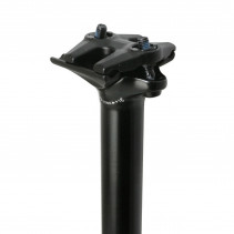 TIGE DE SELLE VTT REGLABLE SATORI ALU NOIR DIAM. 31.6  L450mm (REGLAGE PAR CABLE INTERNE DEBATTEMENT 150mm) MANETTE COMMANDE