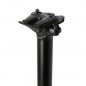 TIGE DE SELLE VTT REGLABLE SATORI ALU NOIR DIAM. 31.6  L450mm (REGLAGE PAR CABLE INTERNE DEBATTEMENT 150mm) MANETTE COMMANDE