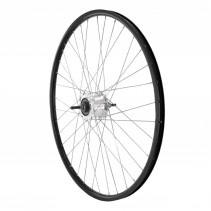 Roue vtc 700x35 arriere er20 alu noir double paroi moy nexus 7v frein tambour 36 rayons inox (sg-c3001-7r)