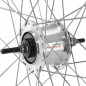 Roue vtc 700x35 arriere er20 alu noir double paroi moy nexus 7v frein tambour 36 rayons inox (sg-c3001-7r)