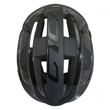 CASQUE VELO ADULTE GIST ROUTE VOLO NOIR MAT-NOIR BRILLANT FULL IN-MOLD TAILLE 52-56 REGLAGE MOLETTE 210GRS