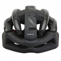 CASQUE VELO ADULTE GIST ROUTE VOLO NOIR MAT-NOIR BRILLANT FULL IN-MOLD TAILLE 52-56 REGLAGE MOLETTE 210GRS