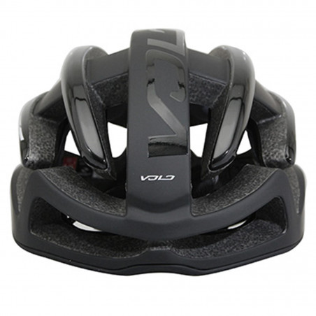 CASQUE VELO ADULTE GIST ROUTE VOLO NOIR MAT-NOIR BRILLANT FULL IN-MOLD TAILLE 52-56 REGLAGE MOLETTE 210GRS