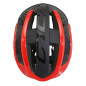CASQUE VELO ADULTE GIST ROUTE VOLO NOIR MAT-ROUGE BRILLANT FULL IN-MOLD TAILLE 52-56 REGLAGE MOLETTE 210GRS