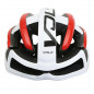 CASQUE VELO ADULTE GIST ROUTE VOLO BLANC-ROUGE BRILLANT FULL IN-MOLD TAILLE 52-56 REGLAGE MOLETTE 210GRS