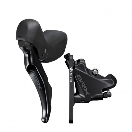 FREIN DISQUE AV HYDRO ROUTE/GRAVEL SHIMANO RX400 GRX NOIR FLAT MOUNT (SANS DISQUE/SANS ADA