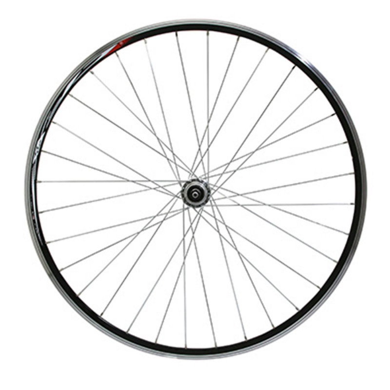 Roue route 700 elan arriere cfx noire moy alu rl 7-6v. 32t.
