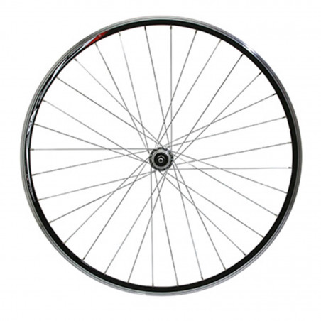 Roue route 700 elan arriere cfx noire moy alu rl 7-6v. 32t.